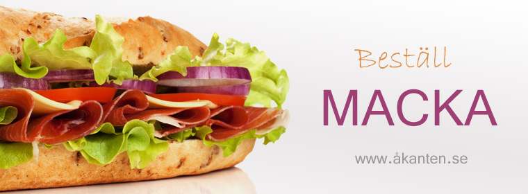 Bestll din macka.